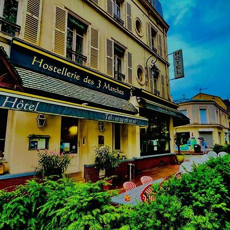 Hotel Des 3 Marches- Logis Hotel Restaurant Le Vésinet エクステリア 写真